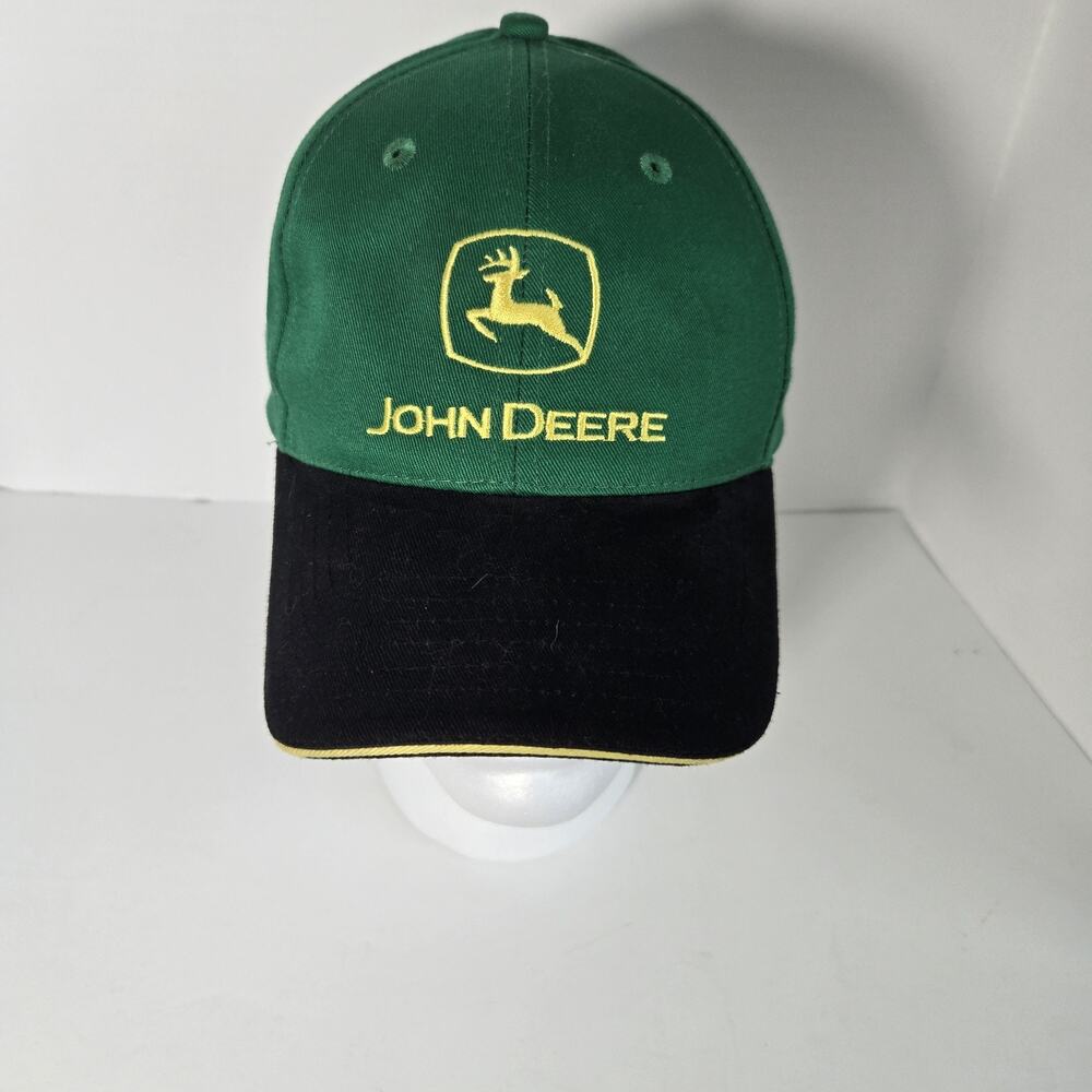 John Deere K products Snapback hat Reynolds 50th Year logo on side
